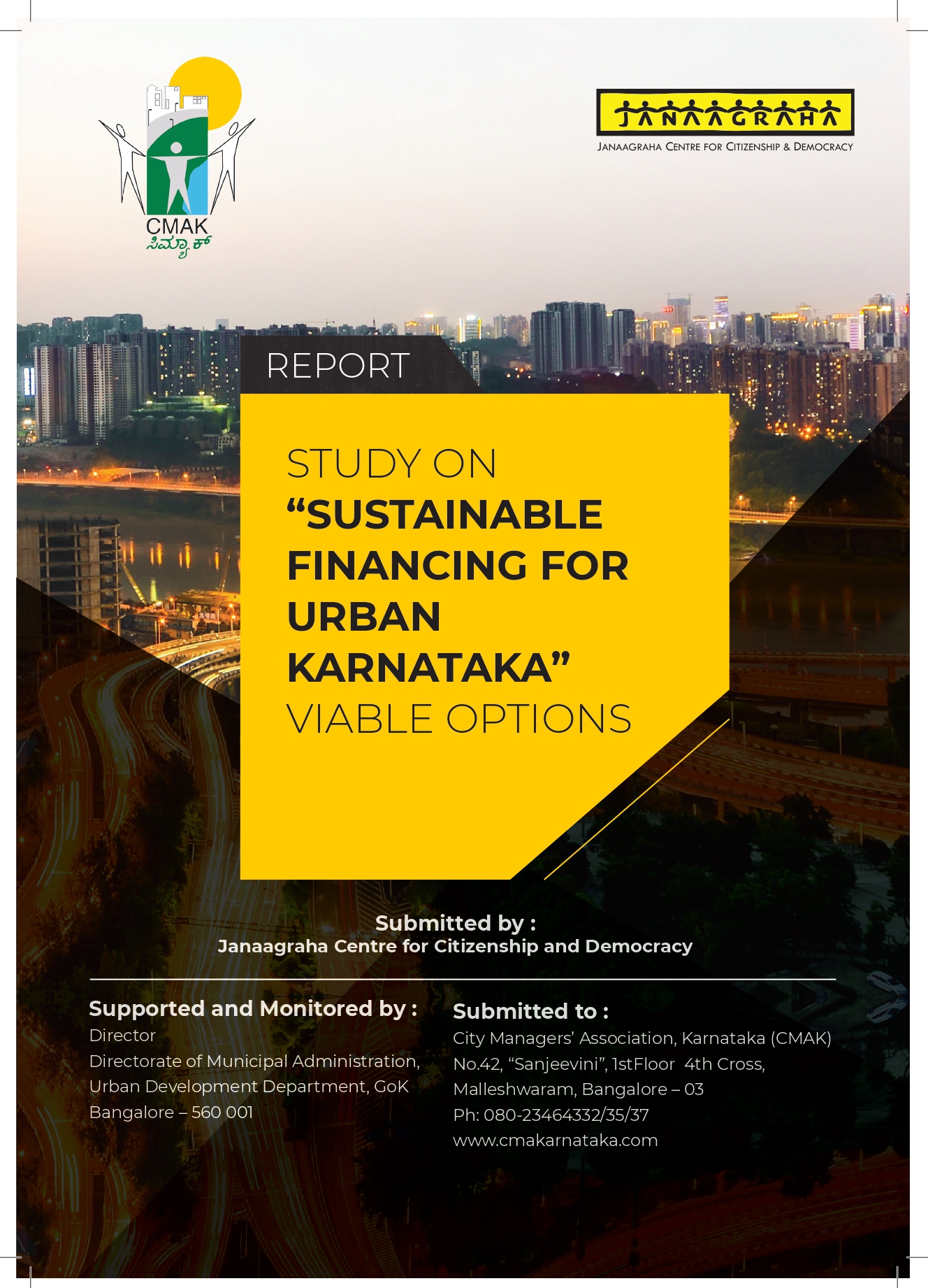 Study on SustainableFinancing forUrban Karnataka